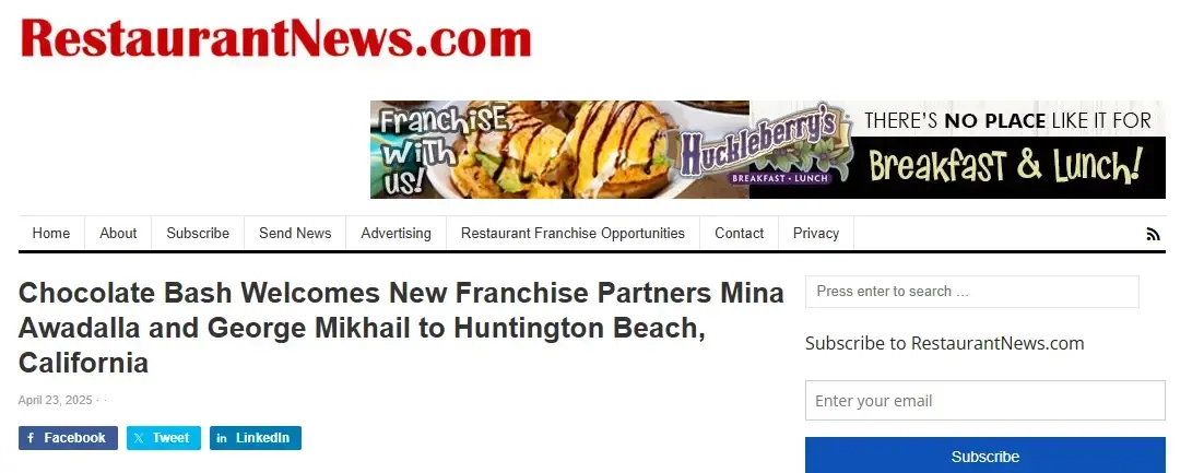 local restaurant news website