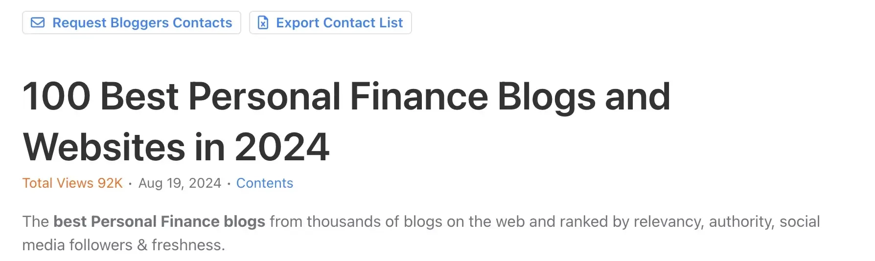 Resource Page Links