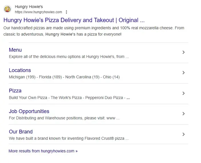 restaurant using schema markup