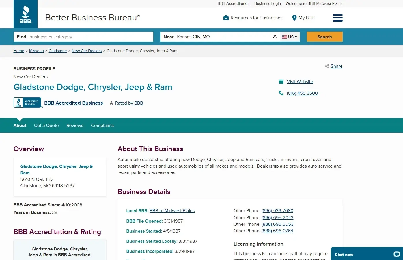 Better Business Bureau