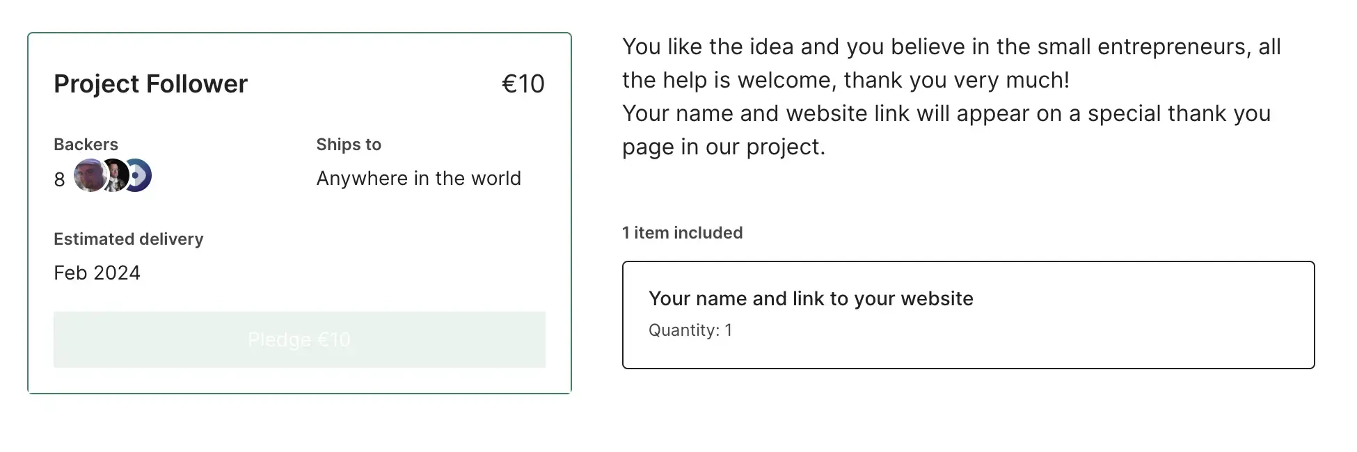 crowdfunding campaign