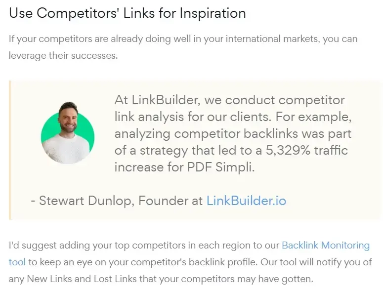 using expert quote for brand mention