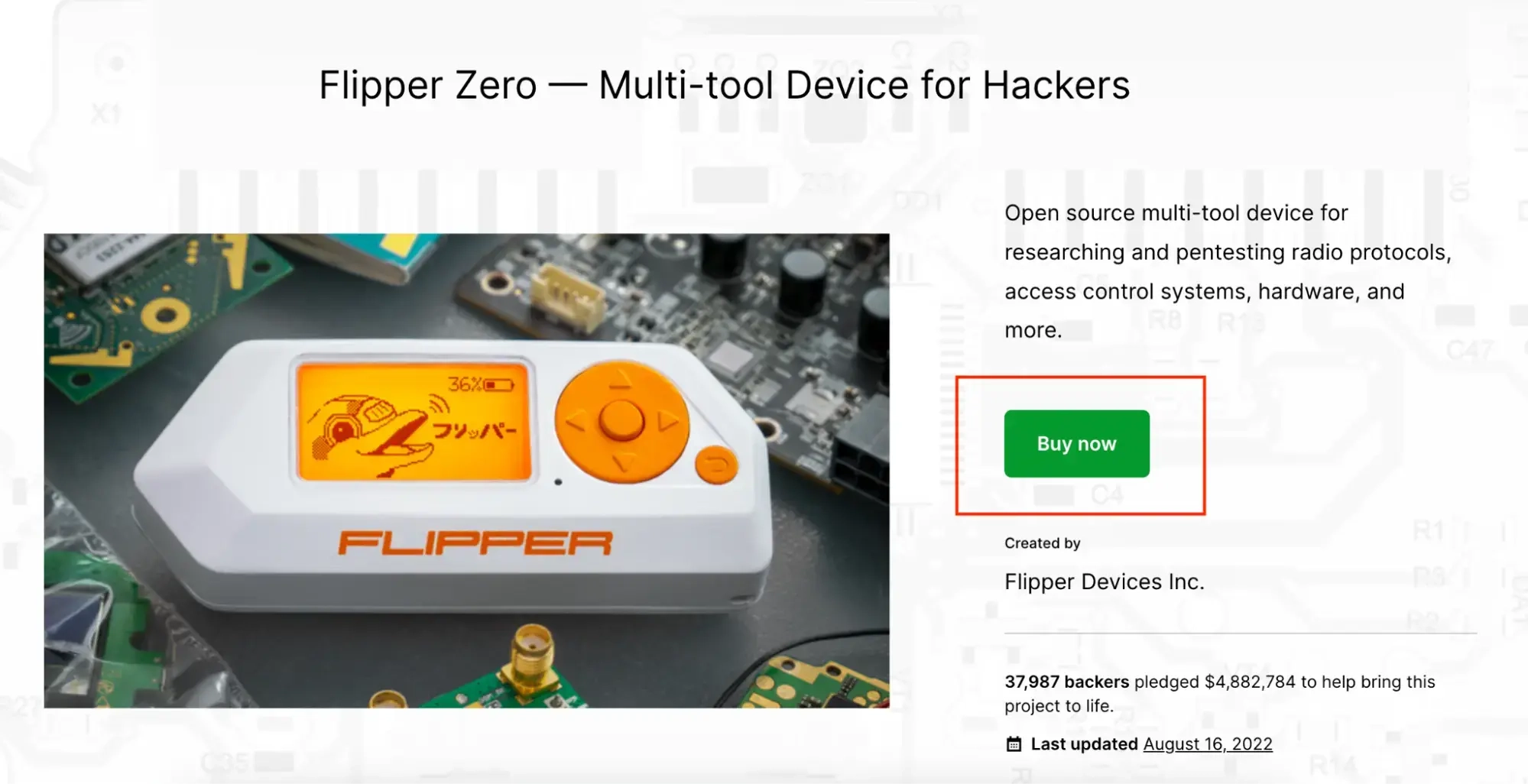 crowdfunding website