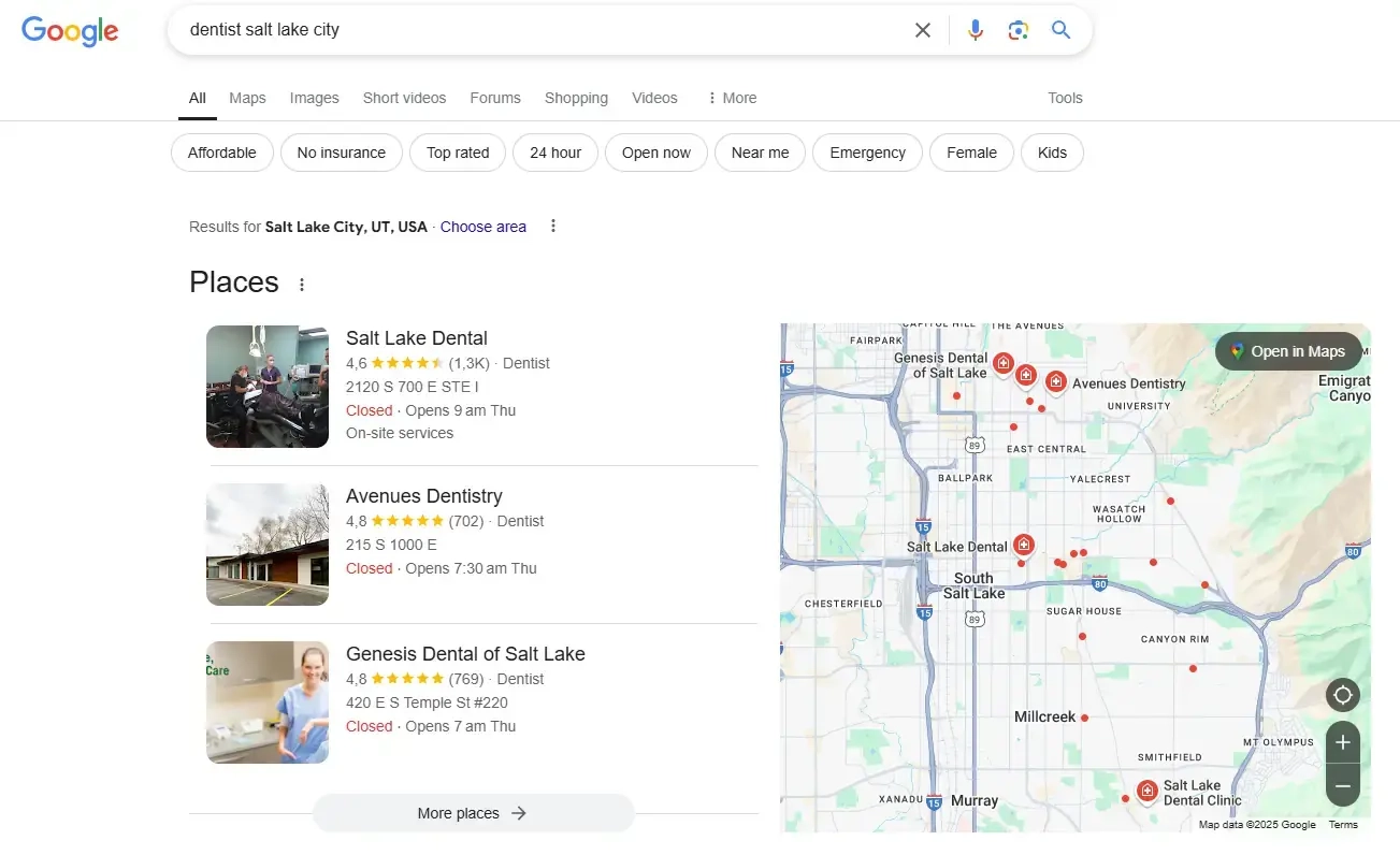 dentists in Salt Lake City