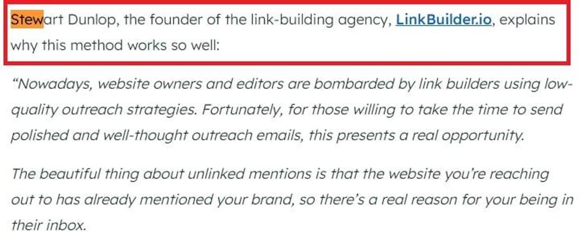 Link from Hubspot