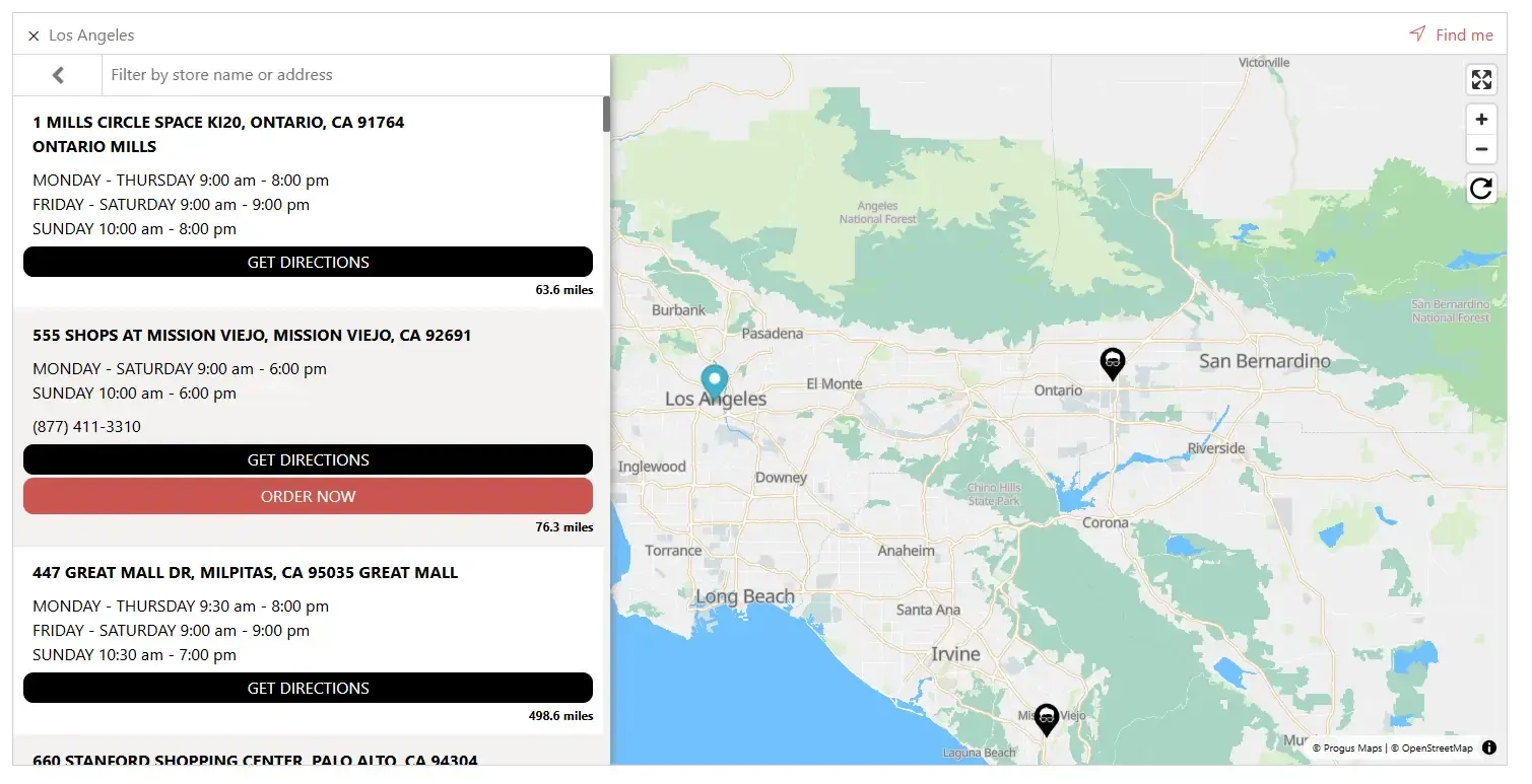 local franchise locations