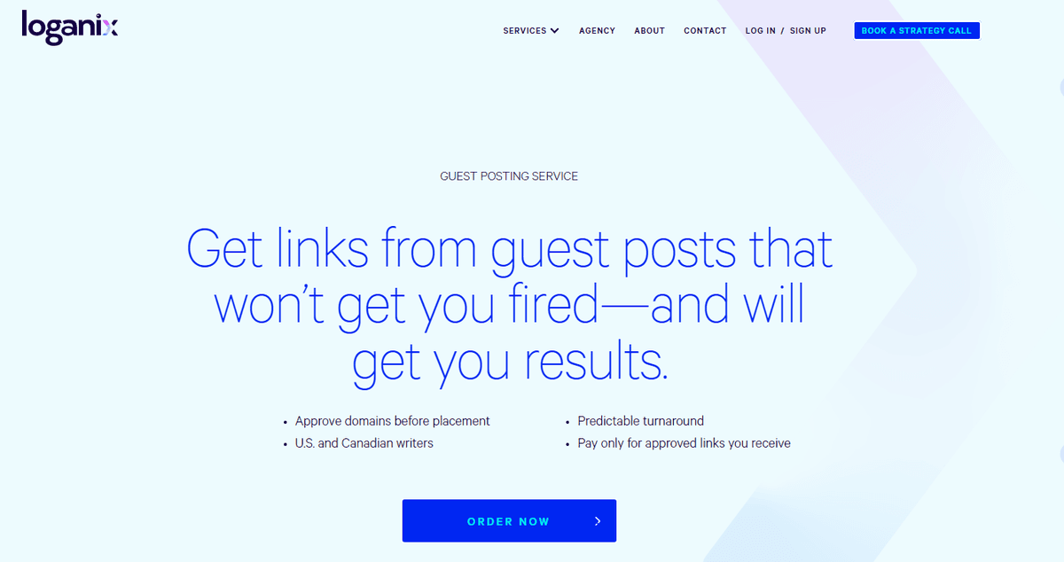 Loganix homepage