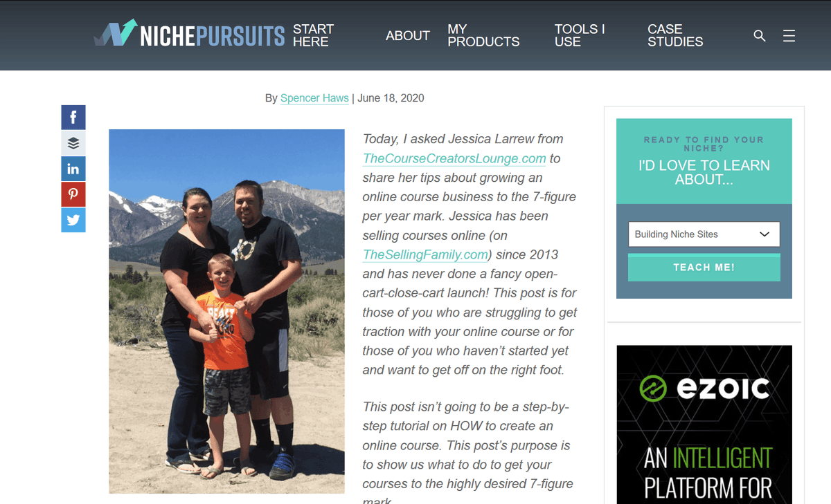 niche pursuits guest post