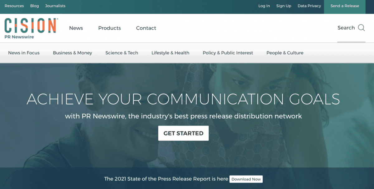 cision PR newswire service