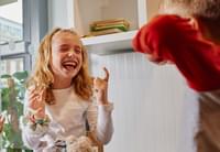 Child laughing