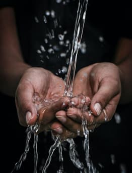 Hands in Water