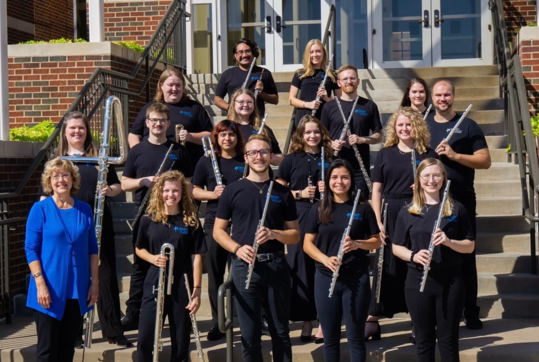 Fall of 2021, flute studio picture