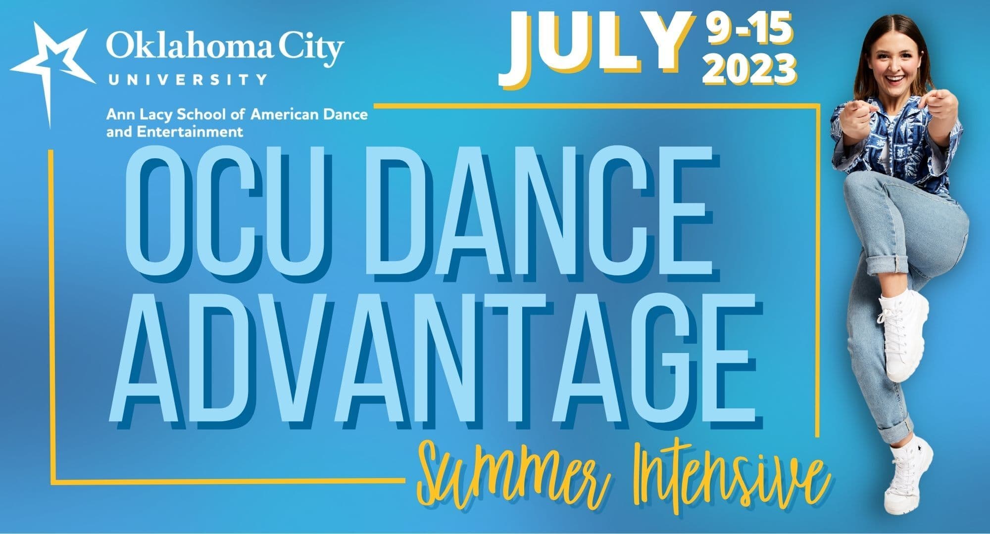 OCU Dance Advantage Postcard graphic