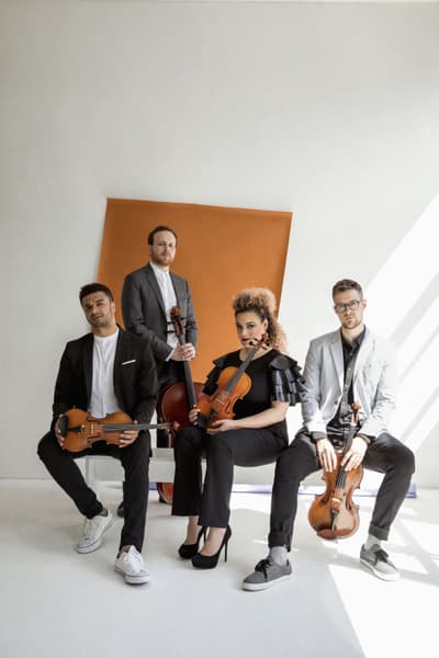 PUBLIQartet, Curtis Stewart, Jannina Norpoth, Nick Revel and Hamilton Berry PUBLIQartet, Curtis Stewart, Jannina Norpoth, Nick Revel and Hamilton Berry