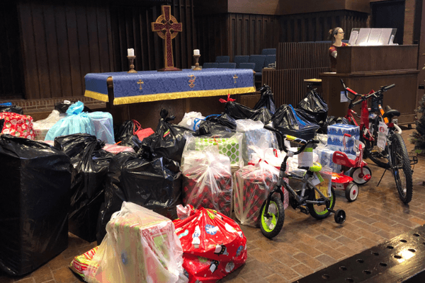 Gifts donated to Skyline Christmas Grace by OCU students, faculty and staff. Gifts donated to Skyline Christmas Grace by OCU students, faculty and staff.