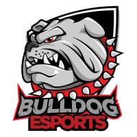 Edmond Memorial Bulldog eSports logo (with angry bulldog image)