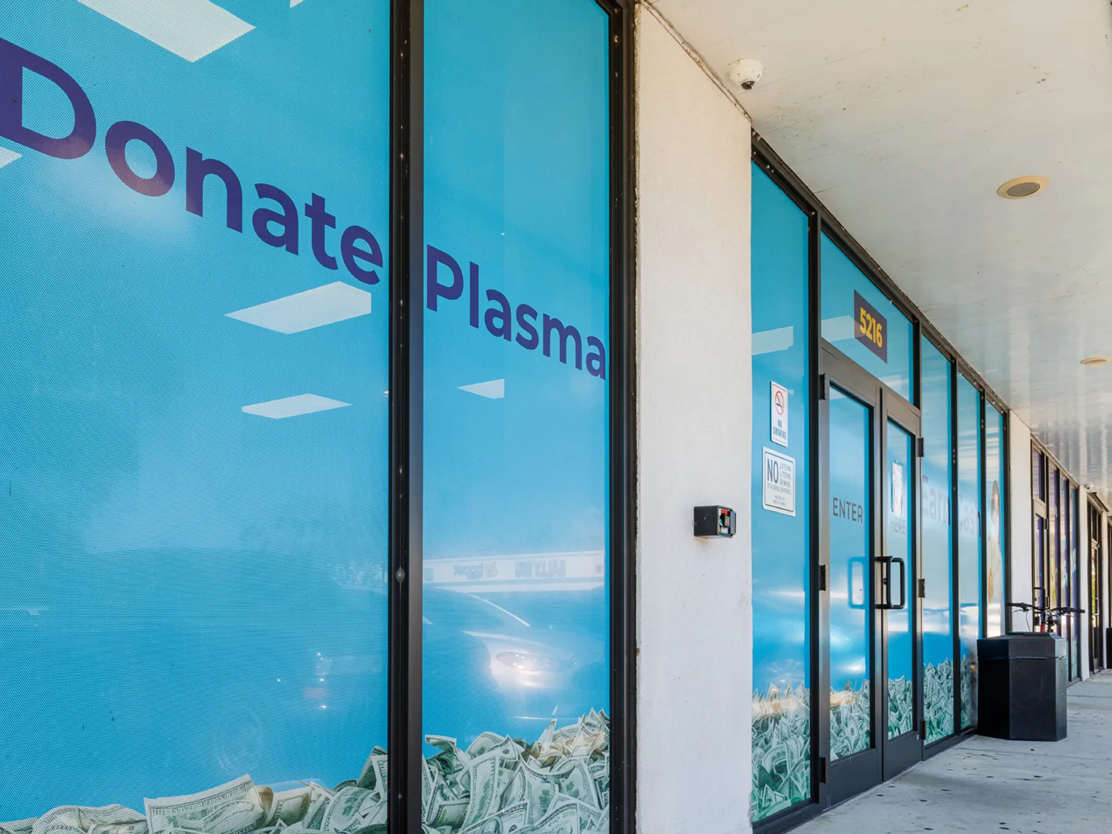 Olgam Life blood plasma donation centre front