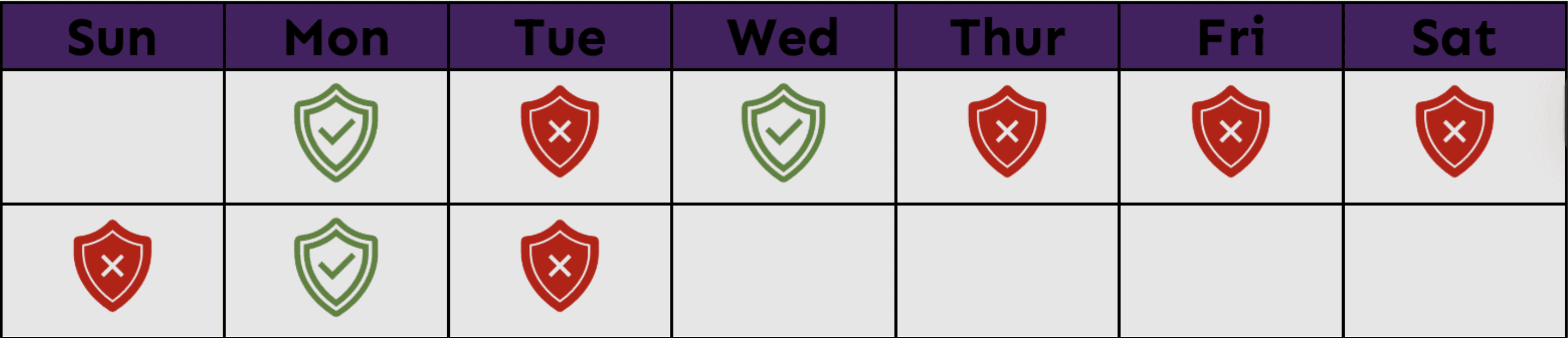 Donation week example