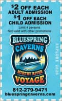 Bluespring Caverns Park Logo