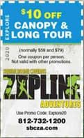 Squire Boone Caverns Zipline Adventures Logo