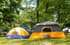 tents in campground