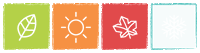 spring, summer, and fall icon