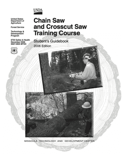 Chain Saw and Crosscut Saw Training Course cover