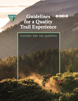 Guidelines for a Quality Trail Experience cover
