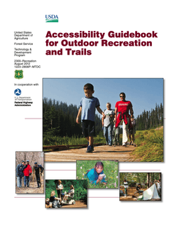 Accessibility Guidebook for Outdoor Recreation and Trails
