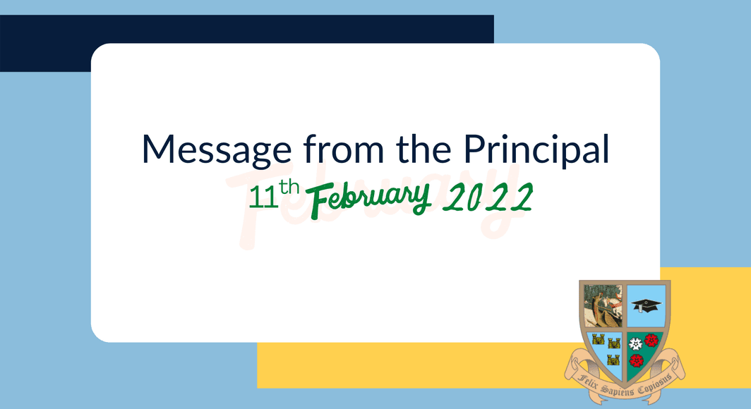 110222 message from the principal