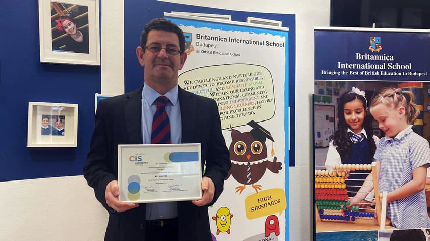 CIS reaccreditation Principal with certificate