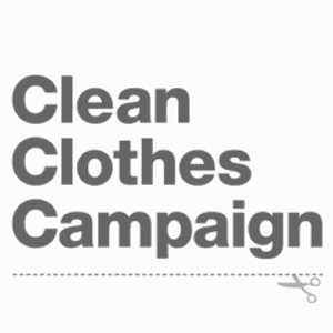 Image shows the logo of Clean Clothes Campaign.