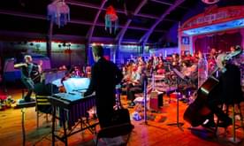 Orchestra in concert in the Drill Hall