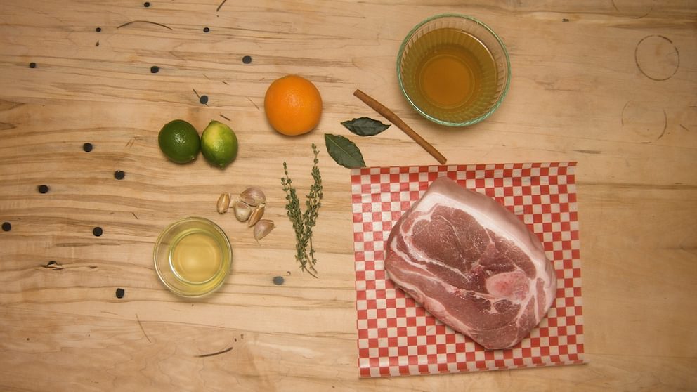 Pork Carnitas ingredients