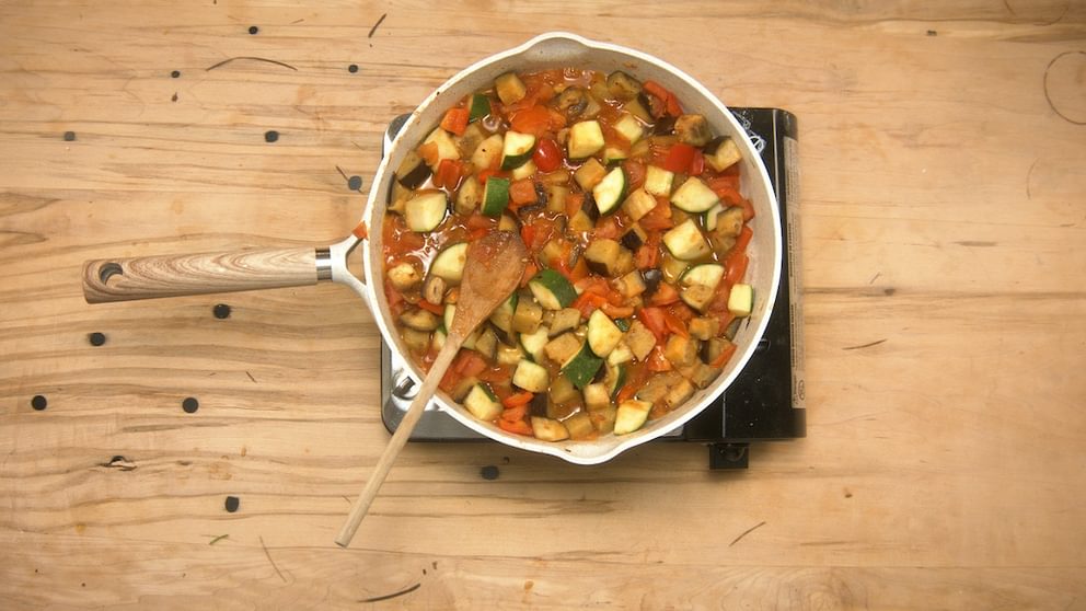 Ratatouille Pasta step 11