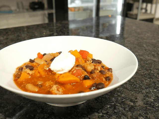 Turkey and Sweet Potato Chili