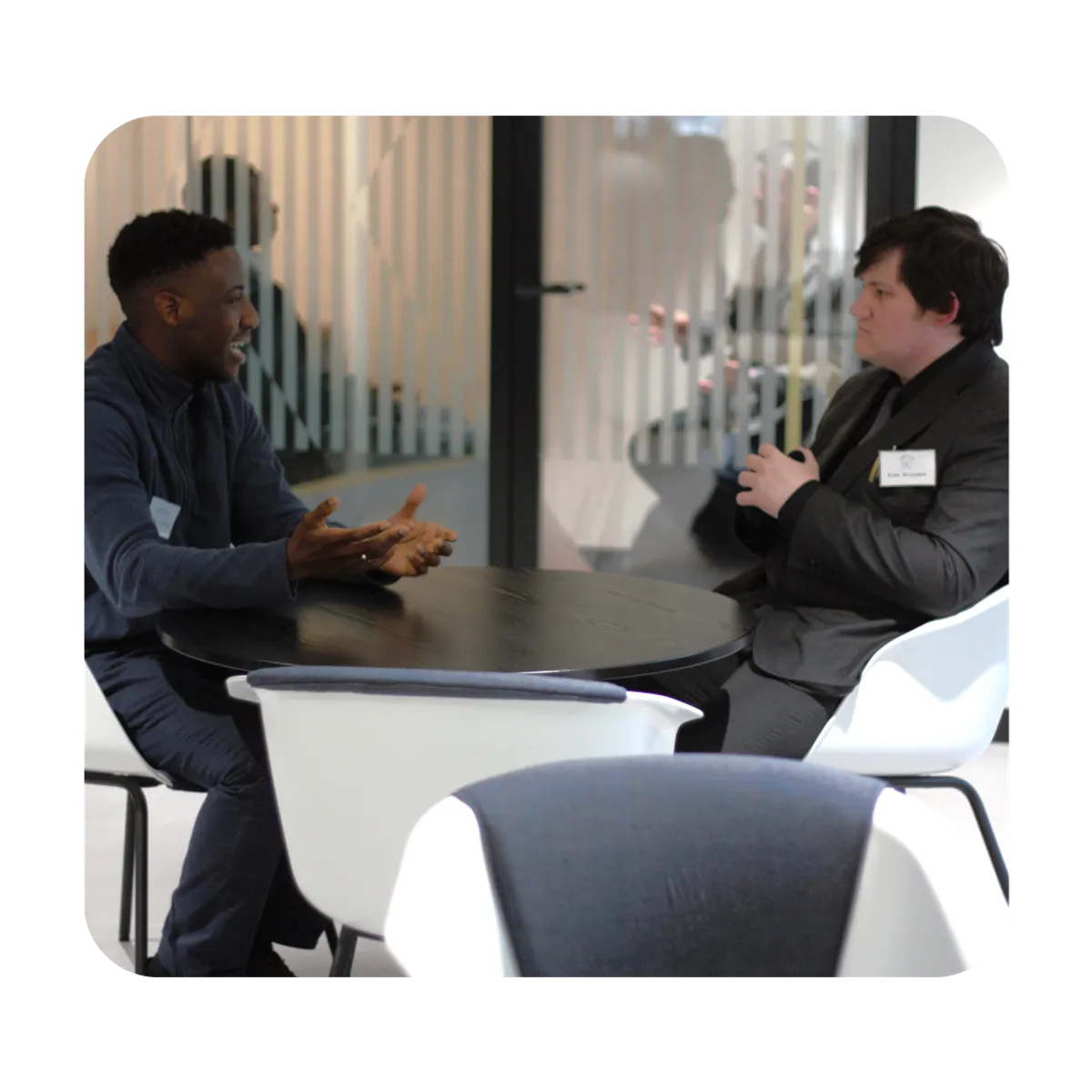 Our programmes mentoring session