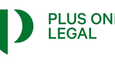 Plusone logo filled green