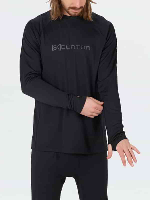 Burton Men s Burton ak Power Grid Base Layer Crew Polartec