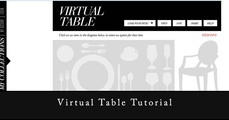 Get Virtual Table Savvy - Posh