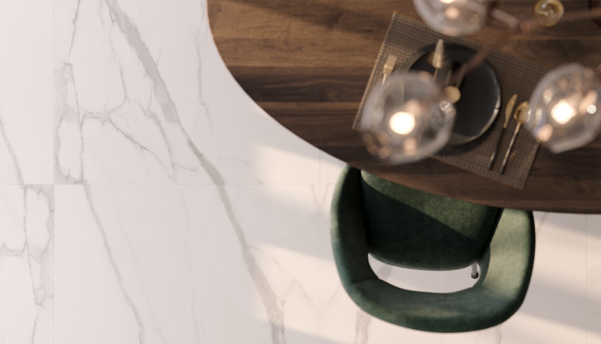 60 x 120 cm La Marca Statuario Nuovo Honlu Rektifiye Sırlı Porselen Karo