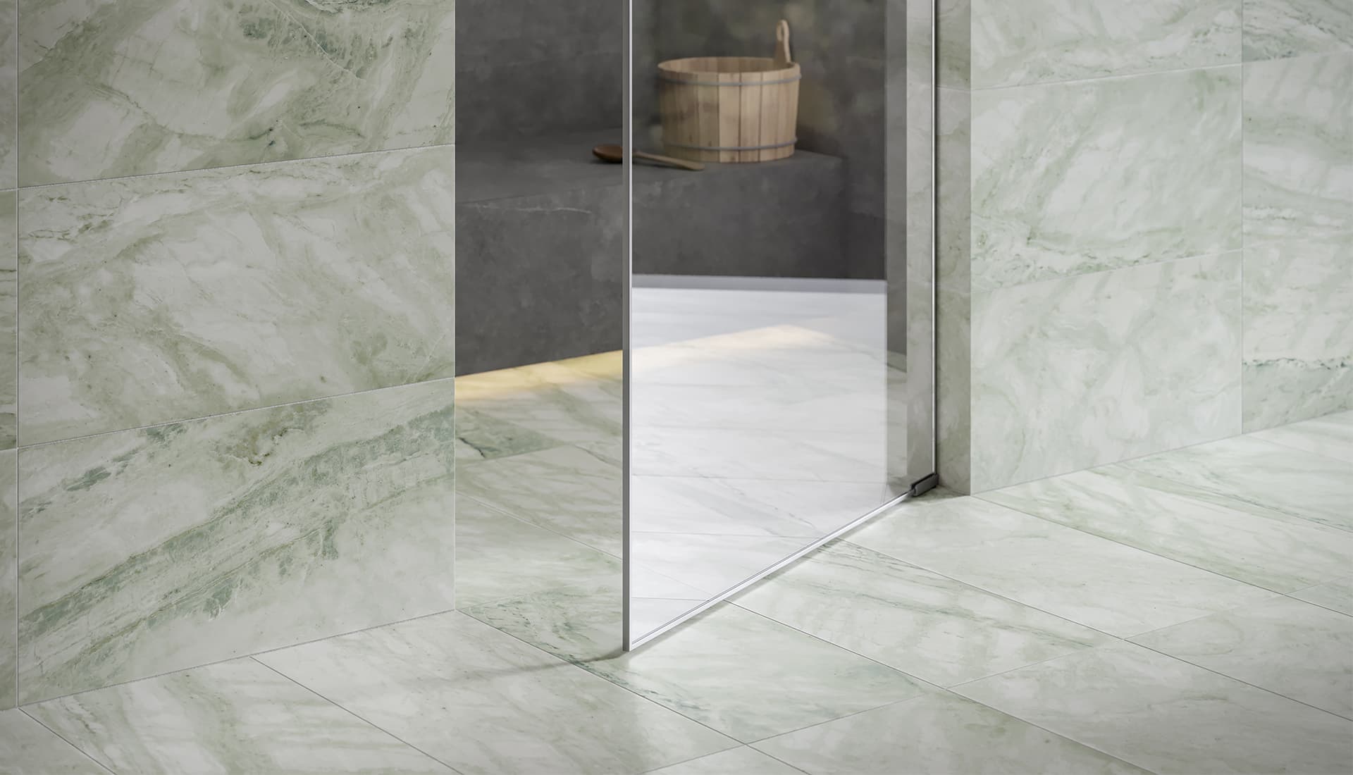 12 x 24 in / 30.5 x 61 cm Moscato Argento Honed Marble Tile