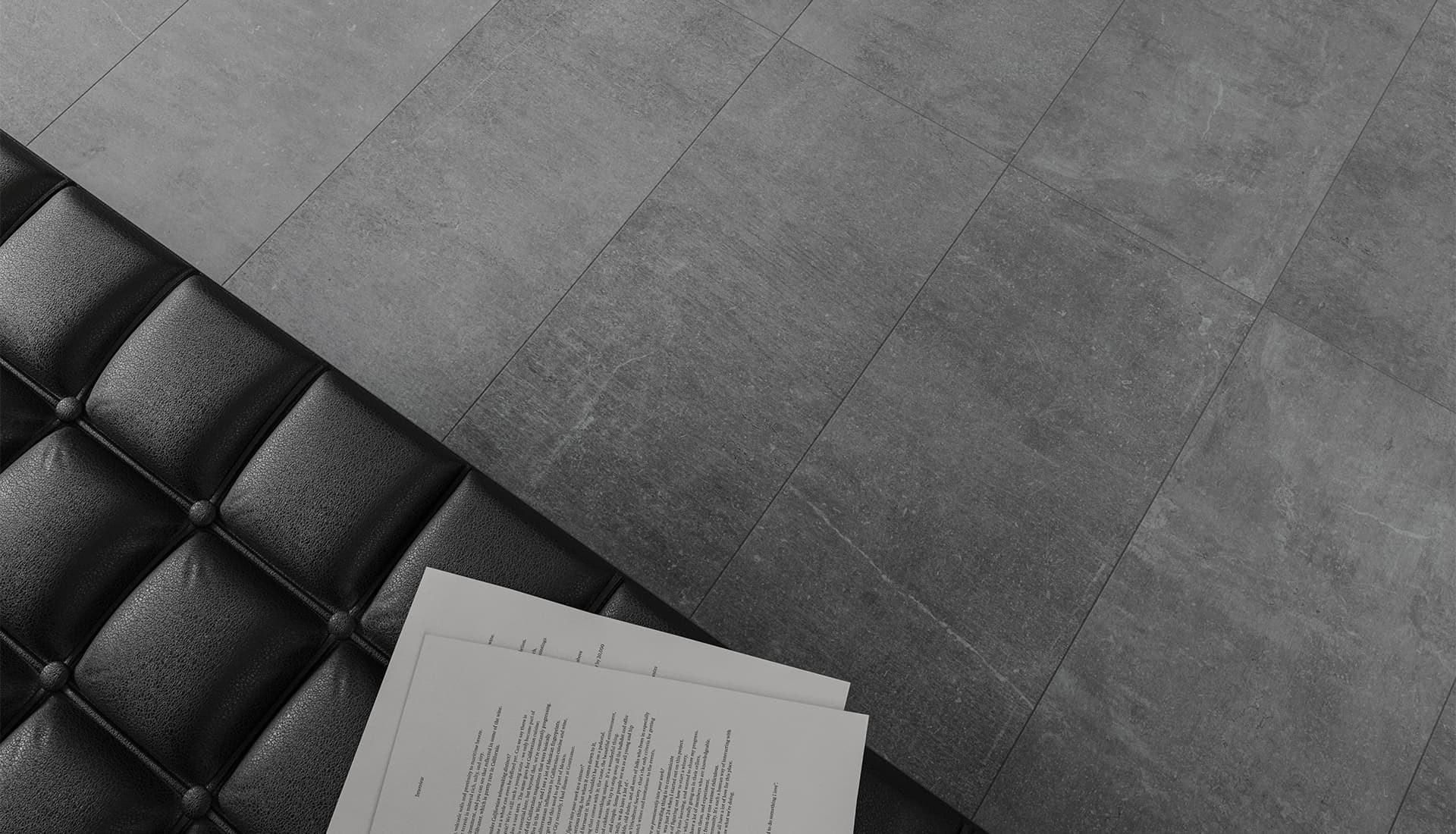 30 x 60 cm Nexus Graphite Mat Rektifiyesiz Sırlı Porselen Karo