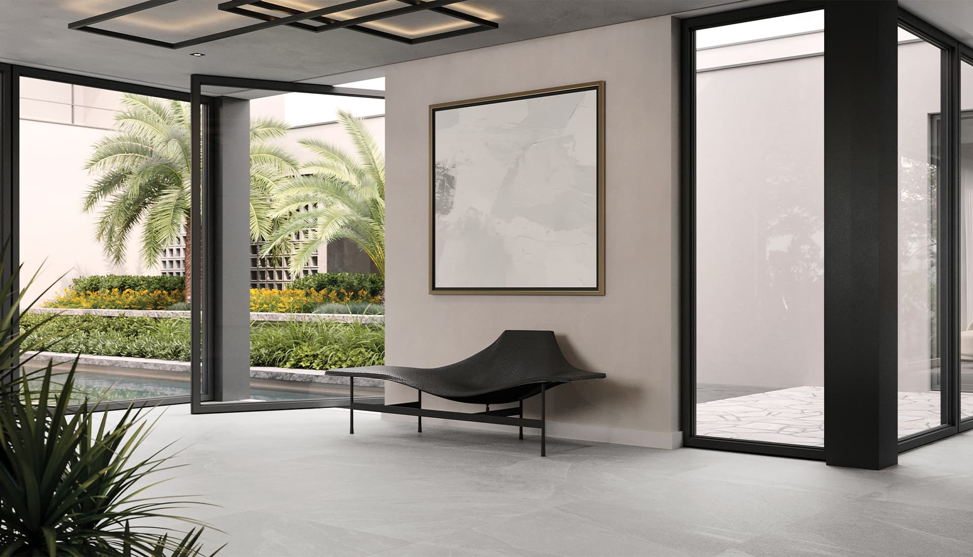 24 x 24 in / 59.7 x 59.7 cm Nord Lithium Matte Rectified Color Body Porcelain Tile