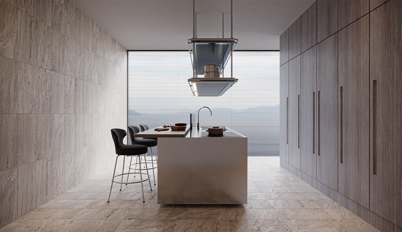 12 x 24 in / 30 x 60 cm Antico Ivory Matte Pressed Glazed Porcelain Tile