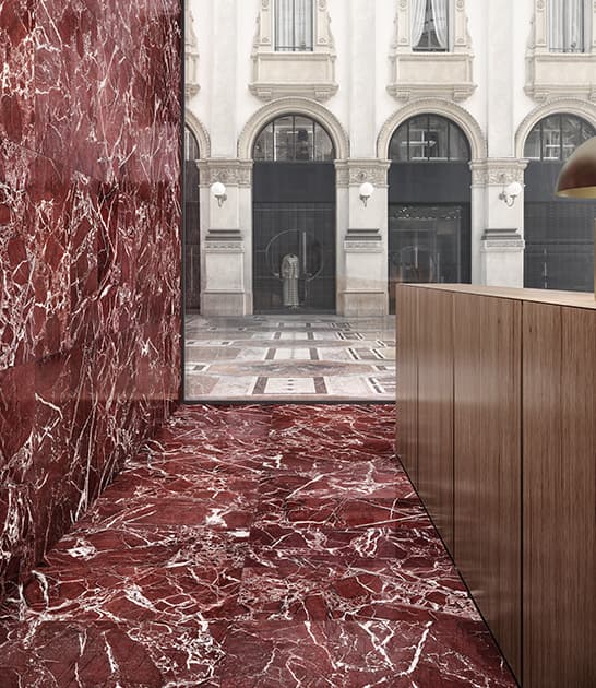Tuscano Tuscano Rosso, Mermer