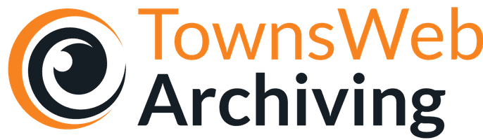Towns Web Archiving Logo Black Stacked