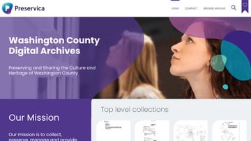 Washington county digital archives custom portal