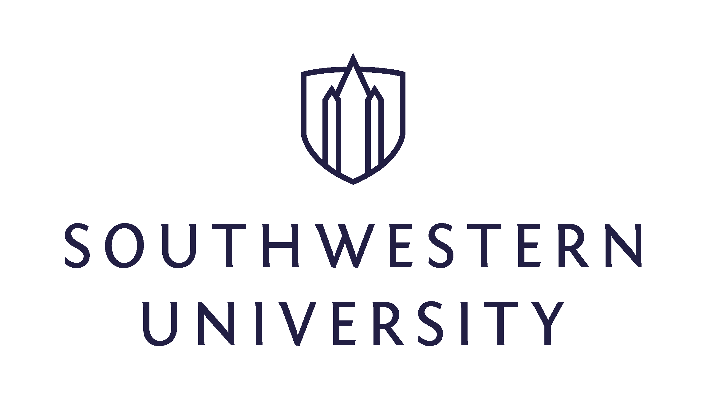 Southwestern University logo dark blue v2