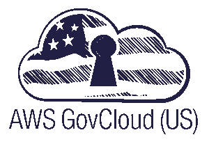 Aws govcloud logo dark blue